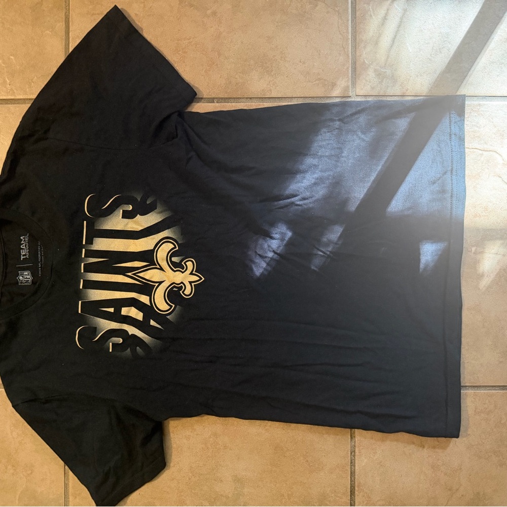 Saints NFL Black and Gold Tee